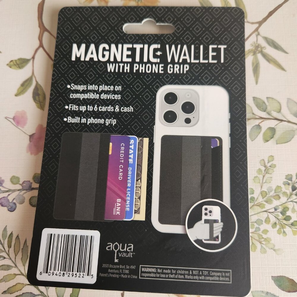AquaVault - Magnetic Wallet iPhone 12-15, MagSafe, Magnetic Phone Case, & Other - Picture 2 of 2